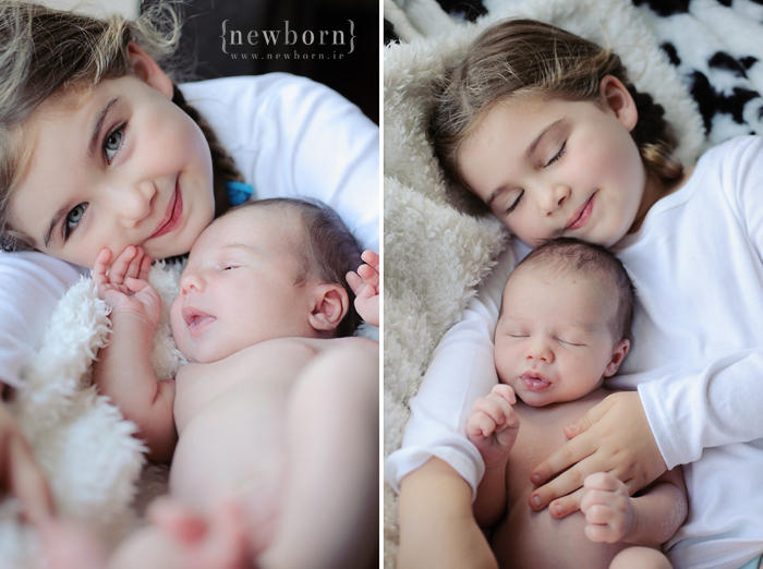 Newborn Photography Ireland: Big Sister